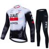 Team Cycling Suit Long-sleeved Suit Men's Spring, Summer and Autumn Road Cycling Suit 2026 Autumn Velvet Thin Cycling Suit