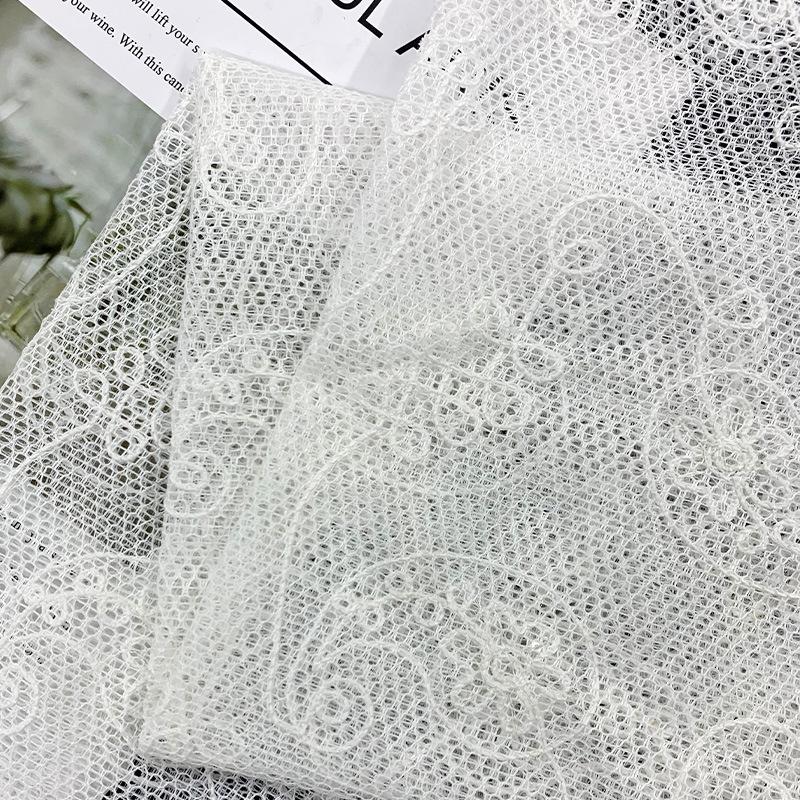 Children's Embroidered Cashew Mesh Lace Skirts and Dresses for Performance Wear