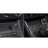 Carbon Fiber Cigarette Lighter Panel Interior Decoration Cover Trim for VW LAVIDA 2015 2016 2017 Car styling accessories Sticker