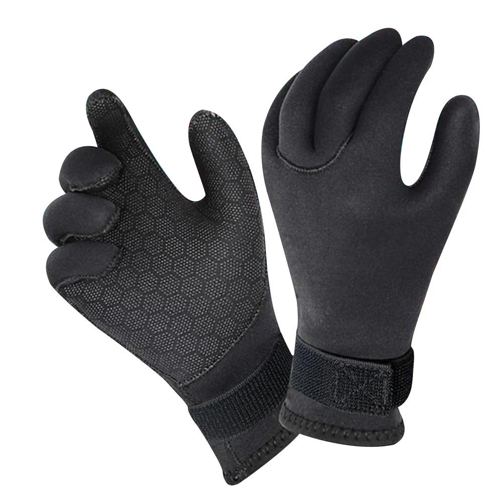 5MM 3MM Herren Neoprenanzug Winterhandschuhe Scuba Schnorcheln Paddeln Surfen Kajakfahren Kanufahren Speerfischen Fäustlinge Tauchausrüstung