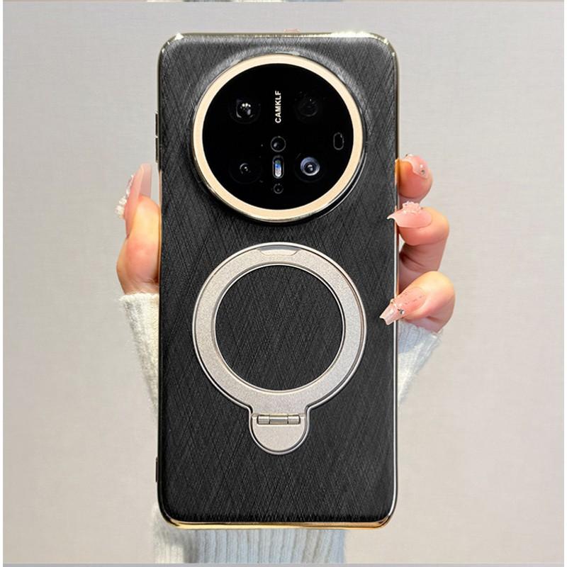 Premium Leather Phone Case With Rotating Kickstand Mate 70 Pro 60 80 Full Camera Protection