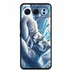 Case For Honor 500 Pro 5G 2025 Fashion Black Edge Soft TPU Silicone Covers For Honor 500 Pro Cases Painted Flowers Shells Fundas