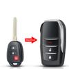 KEYYOU 4 Buttons For Toyota Prius RAV4 Camry Corolla Car Remote Control Modified Folding Key Shell Cover Fob Flip Key Case