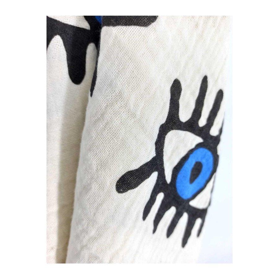 Women's 2 Piece Set Cotton Muslin Multipurpose Kimono and Muslin Peshtemal Multi-Purpose Fine Woven Towel / Pareo / Shawl