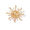 2026 New Sunflower Swallow Metal Brooch Women's Punk Vintage Metal Brooch Unique Versatile Clothing Accessory Decoration