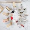 Fashion Colorful Crystal Stone Stripes Slippers Luxurious Rhinestone Sandals Bling Bling Multicolor Summer Shoes Strange Heels Sandals