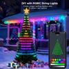 400-800LEDs Smart Christmas Tree Lights LED String Lights DIY Color Pattern Timer Music Sync Waterproof for Christmas Tree Decor