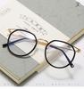 2022 Myopia Glasses for Women Anti Blue Light Fashion Metal Round Eyeglasses Girls Vintage Cat Ear Nearsighted Eyewear 0 To -600