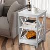3 Layers Bedside Table Cabinet Storage Rack Shelf Living Room/Bedroom Furniture