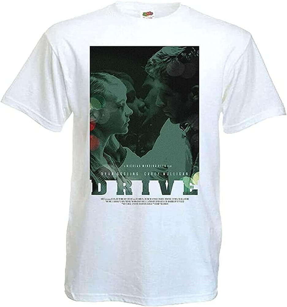 Drive v4 Ryan Gosling T-Shirt Movie Nicolas Winding Refn All Colour28 Mens XS чёрный