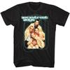 Backstreet Boys Loops W Teal Glow Black Adult T-Shirt