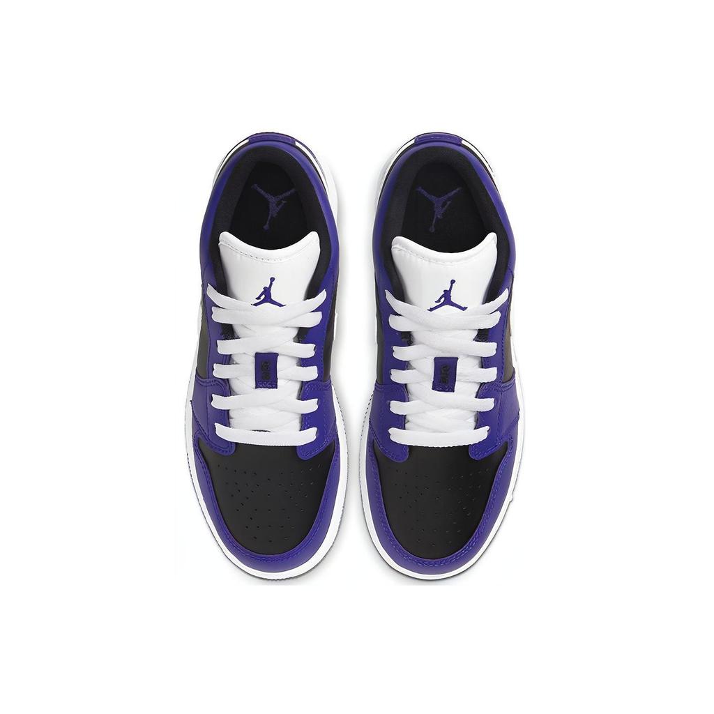 Jordan 1 Low Court Purple Black GS 553560-501