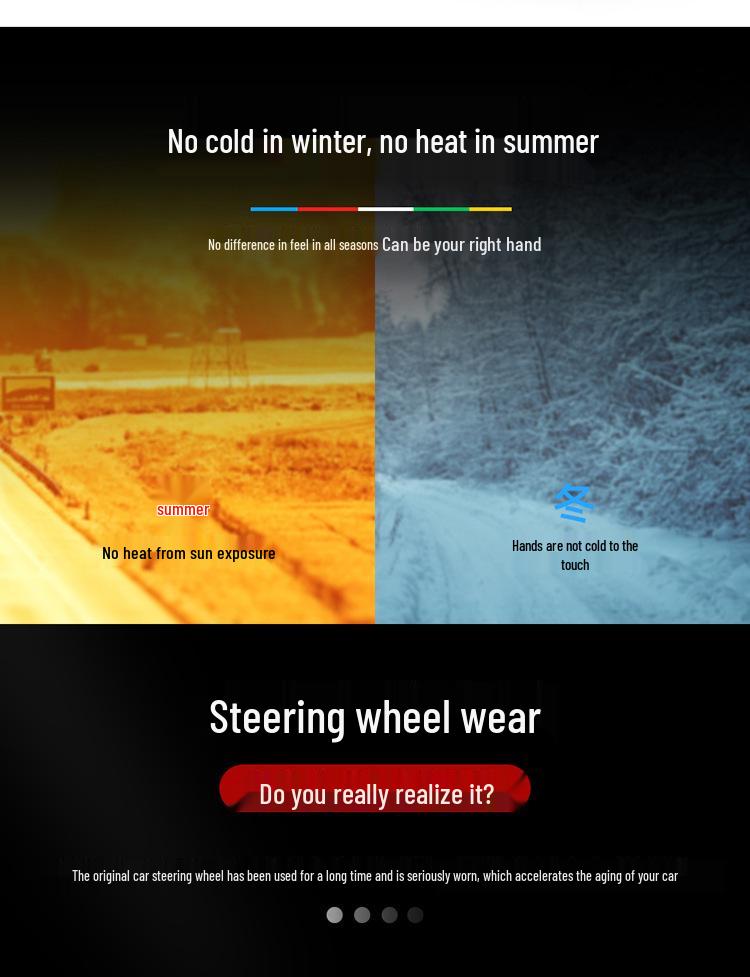 Echtes Leder Carbonfaser Wildleder Lenkradbezug für Honda CRV 07-23, Ganzjahres-Universalpassform