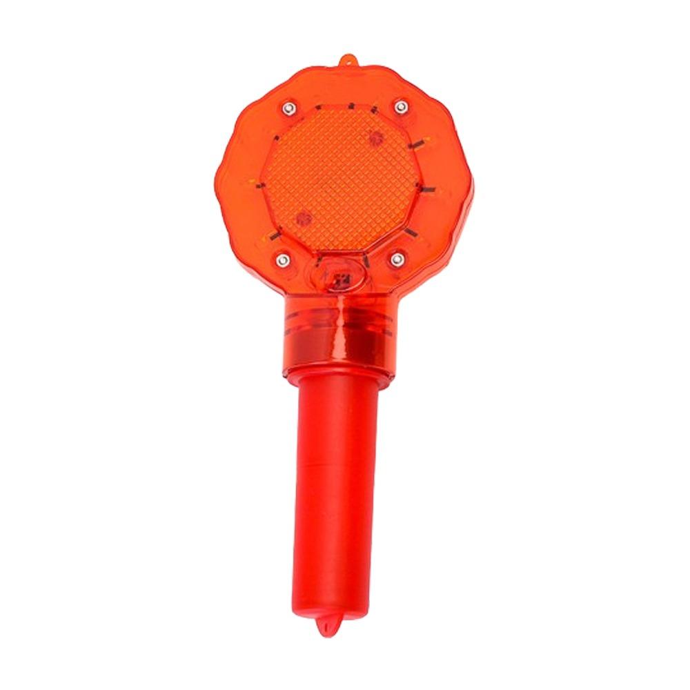 Red Plum Blossom Warning Light Handheld LED Strobe Light Emergency Flashing Light  Engineering