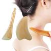 Premium Natural Resin Gua Sha Board For Facial And Neck Massage With Thick Design