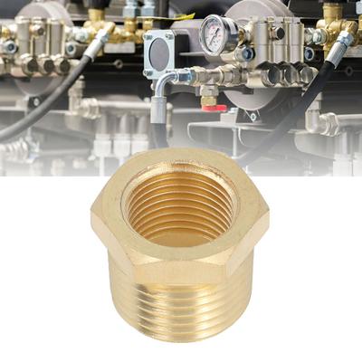 1pc Brass Pipe Adapter Fitting Reducing Hex-Bush Bushing Male-Female Connector For Pressure Gauge Fuel Water 1/8 1/4 3/8 1/2 NPT