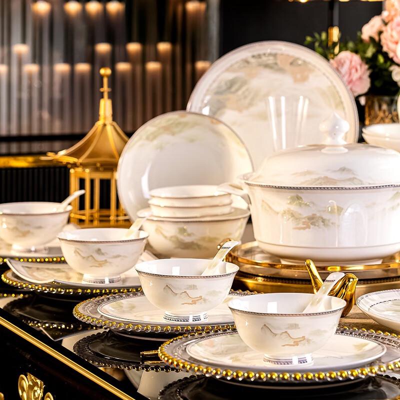 Jingdezhen Bone China Dinnerware Set - 36-Piece