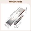 Stainless Steel Lock Box Double Sided Opening Thick Premium for Existing Doors Rustproof Adjustable