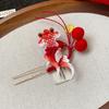Chinese Style Goldfish Pendant Vintage Hair Sticks Ancient Style Hairpin Hair Fork Headwear Hanfu Headwear Chopstick Headdress