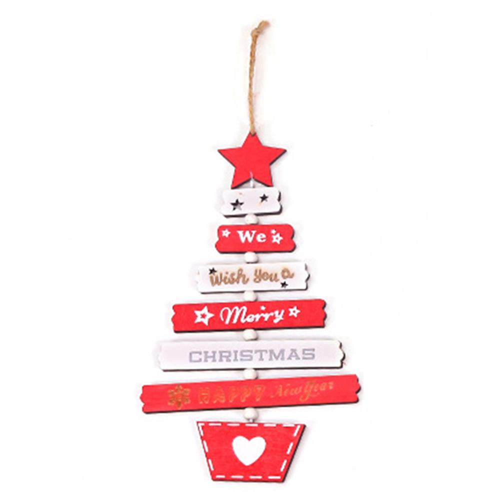 Christmas Tree Christmas Ornaments Creative DIY Holiday Xmas 22.5*13cm Decor Display Door Hanging Pendant Supply