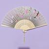 Traditional Folding Fan for Summer, Portable Folding Fan for Hanfu Dance, Qipao Show, New Chinese Style, Portable Gift Bamboo Fan
