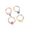 Macaron Color Acrylic Beaded Lollipop Bracelet for Kids - Cute Handmade DIY Jewelry