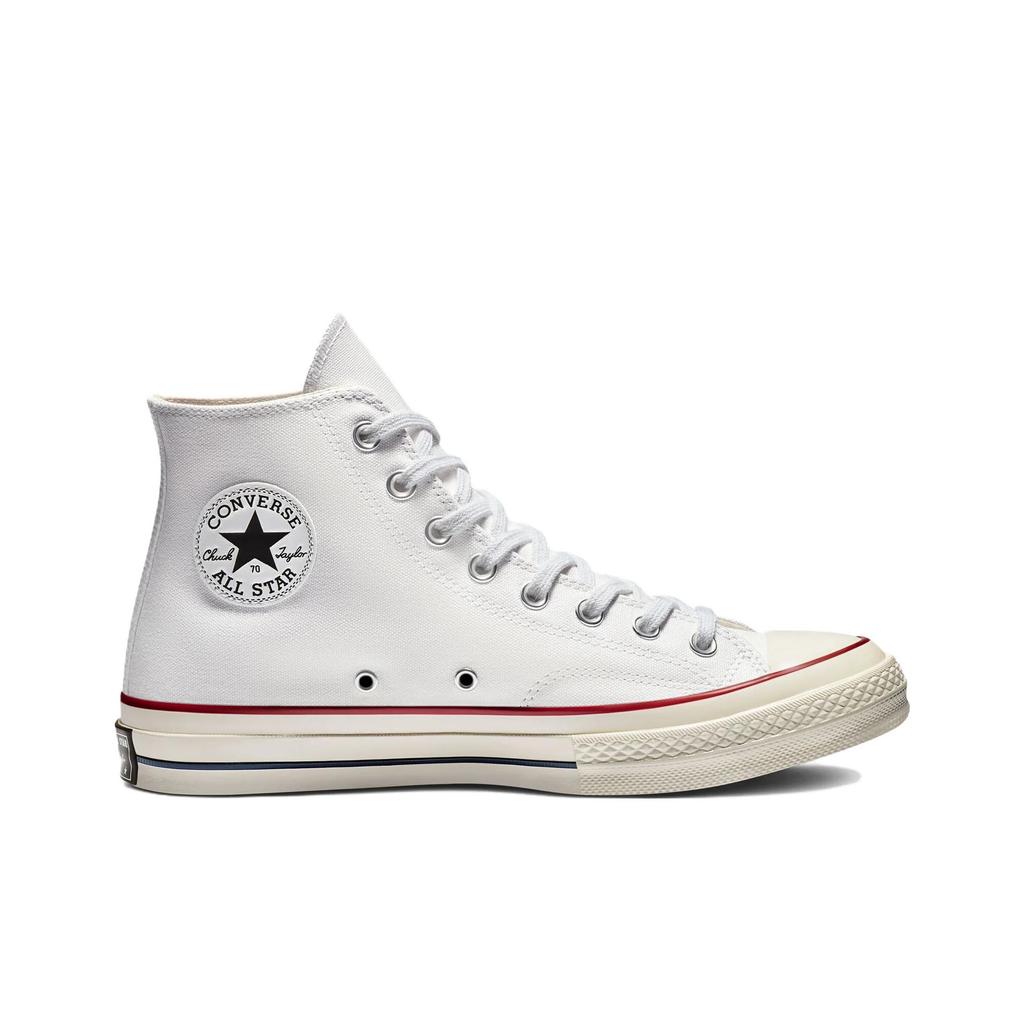 Converse Chuck 70 Hi Ivory Unisex Sneakers White Red 162056C