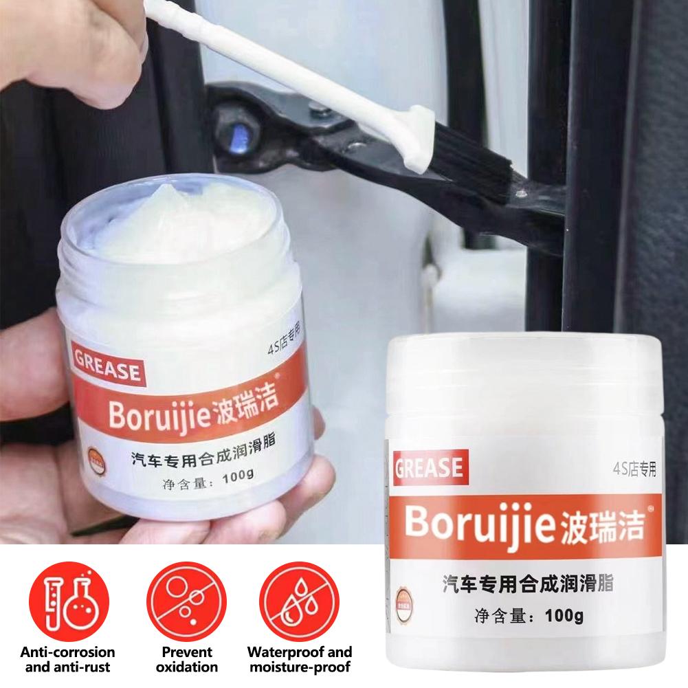100G White Grease Multi Purpose High Temperature Resistance Lubricant For Car Sunroof Hinge Gear Bearing Chain Door Slide Rail