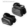 Large Capacity Waterproof Bicycles Front Top Tube Pouches Panniers Phone Mount Holder Handlebars Bag with Touch Screens