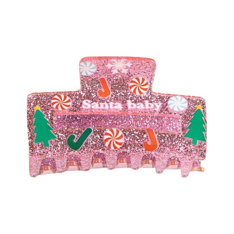 Hair Jaw Clip Hair Claw Reindeer Adornment Large Catch Christmas Barrettes