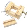 Wooden Flat Engraving Seal Stone Vise Woodworking Carving Engraving Fixing Tools Mini Clamp-on Bench Vise Flat Tongs