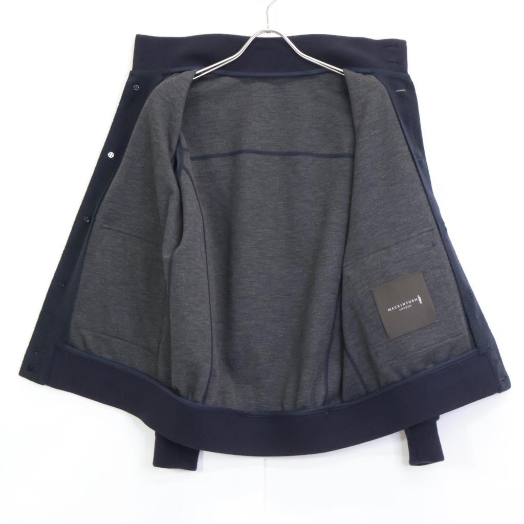 MACKINTOSH LONDON Navy G1F11-610-29 21 Years FLEX JERSEY Blouson Jacket 40 NavyUsed