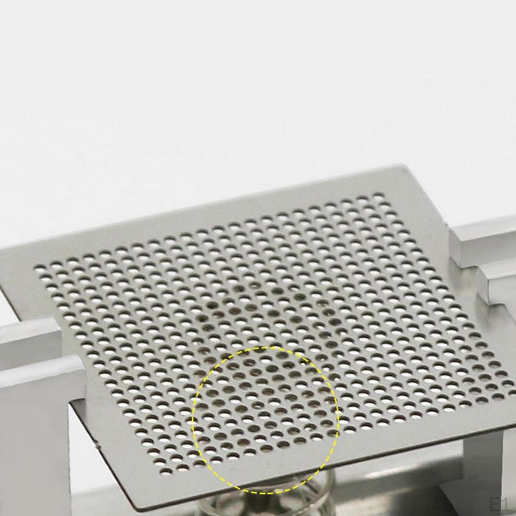 Silver Aluminum Alloy BGA Reballing Station Stencils Holder Jig Tool Parts