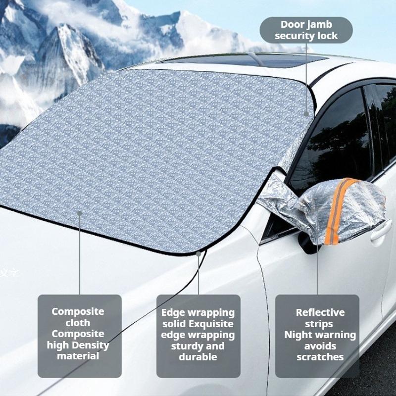 Waterproof Magnetic Sunshade Cover Car Front Windscreen Snow Protector Automobile Windshield Cover