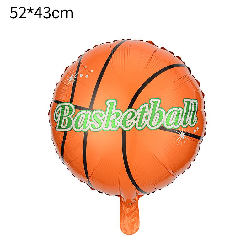 18 Inch Black And White Football Balloon Football Basketball Balloon Baseball Sports Aluminum Film Balloon European Cup Decorative Props