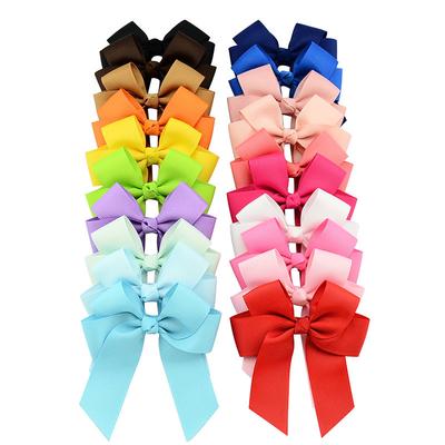 1 Stück Hochwertige Solide Ripsband Schleife mit Alligator Haarspange Boutique für Baby Mädchen Kinder Kinder Haaraccessoires