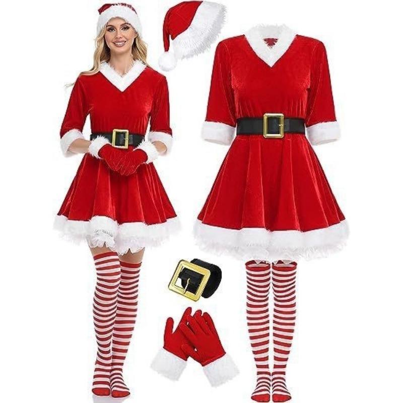 Christmas Adult Women's Dresses Christmas Dresses Holiday Dresses Santa Claus Performance Dresses New Party Dresses