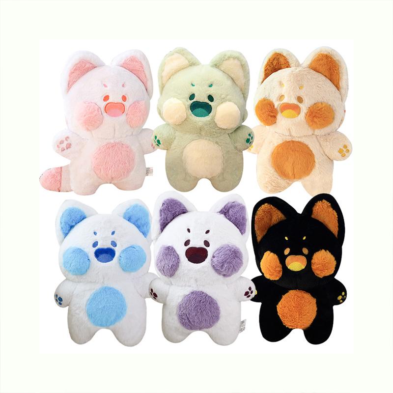 Cartoon Cat Pillow Plush Toys Stuffed Soft Cat Doll Animal Pillow for Boy Girl Birthday Party Christmas Gift