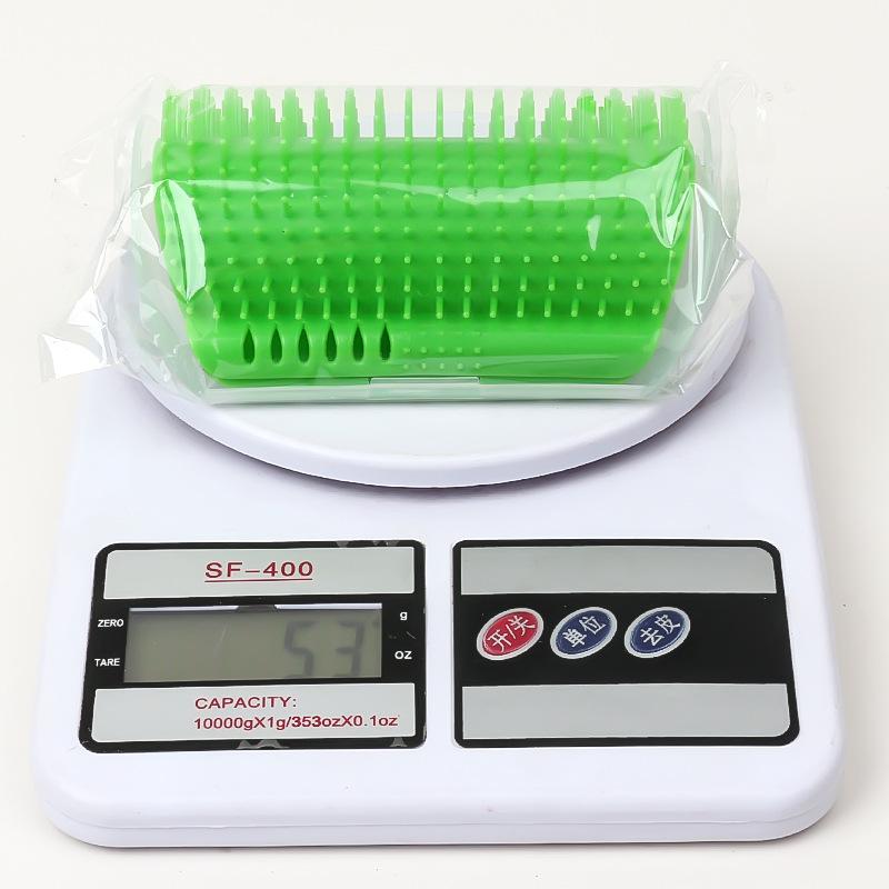 

Кошачий уголок для самогруминга, когтеточка, настенная массажная игрушка с кошачьей мятой для кошек Small bag зелёный