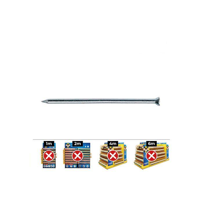 Boite De 100pcs Pointe Cp 3.4 X 60 Dq Din / Ref Cpq Zinqué - Celo