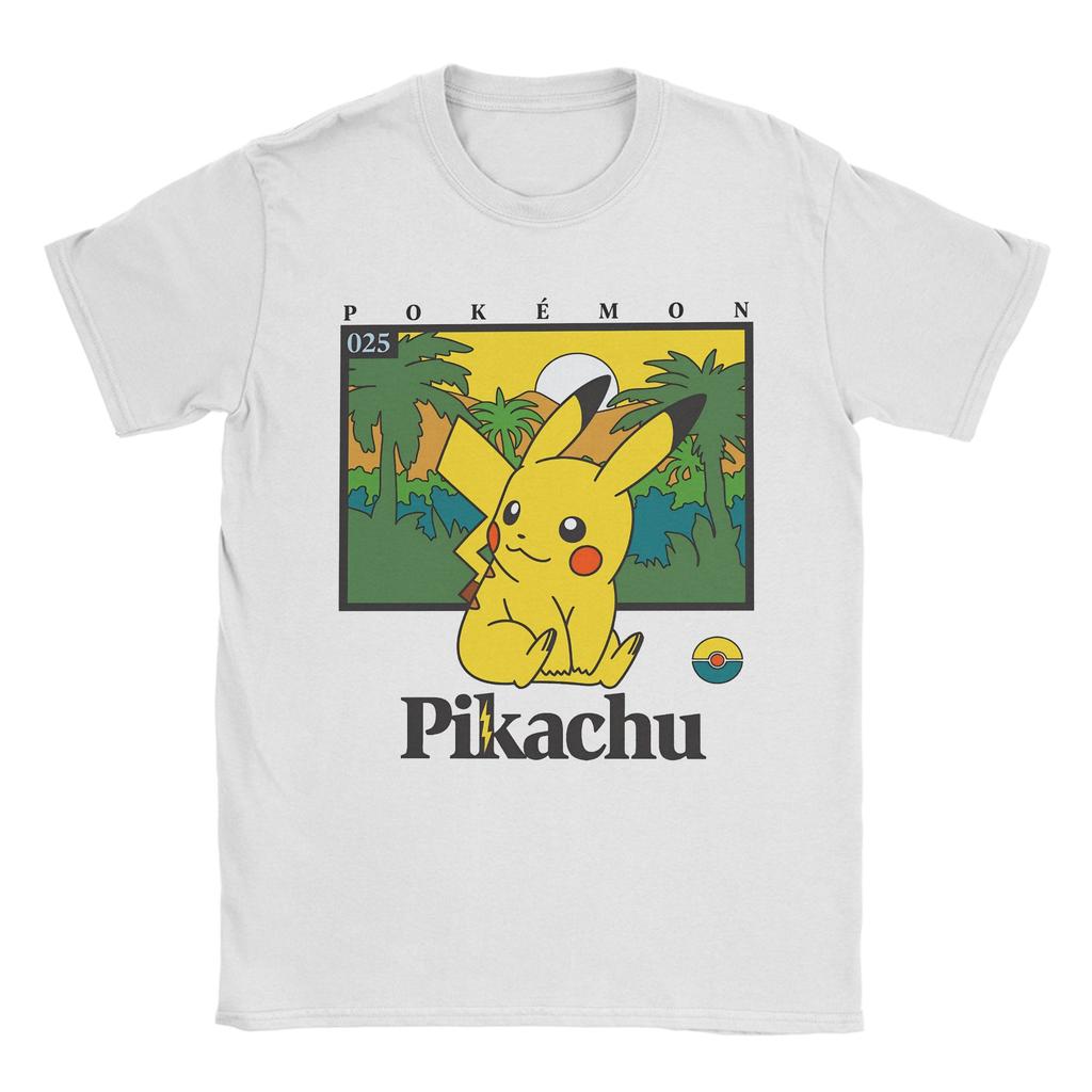 Unisex Tshirts Pikachu Puzzle Box Funny 100 Cotton Tees Short Sleeve T Shirt Round Neck Tops Summer