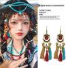 Bohemian Long Tassel Earrings for Women - 2025 High-End Ethnic Vacation Style Studs
