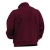 Mens Casual Solid Color Half Zip Stand Collar Long Sleeve Pullover Sweatshirt