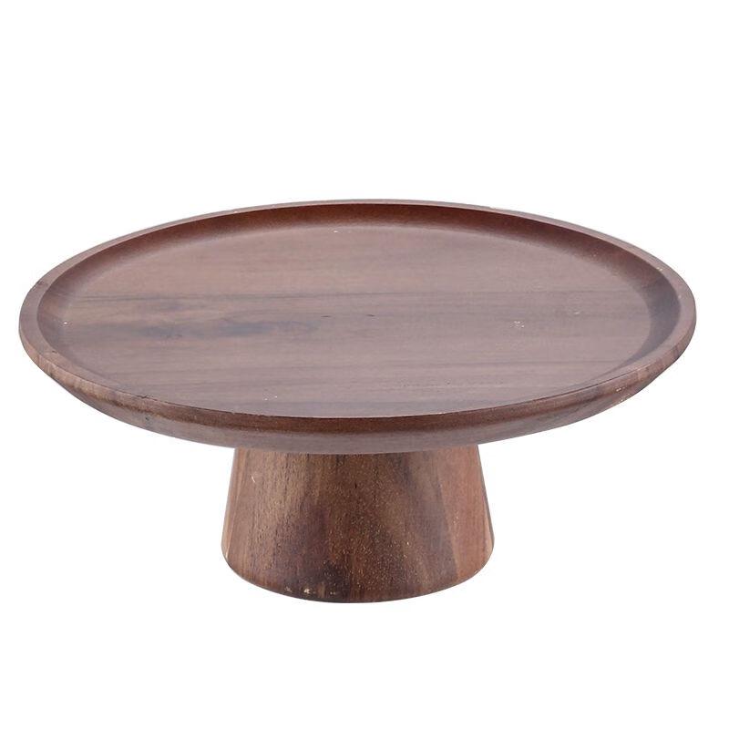 Chinese Wooden Pedestal Serving Tray