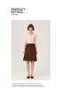 Autumn/Winter 100% Wool V-Neck Sweater Dress with Five-Quarter Sleeves