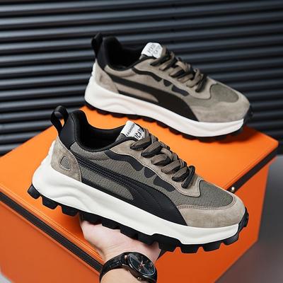 Men's Casual Shoes 2024 New Retro Trend Sports Men's Shoes Spring Breathable and Lightweight Student Running Shoes