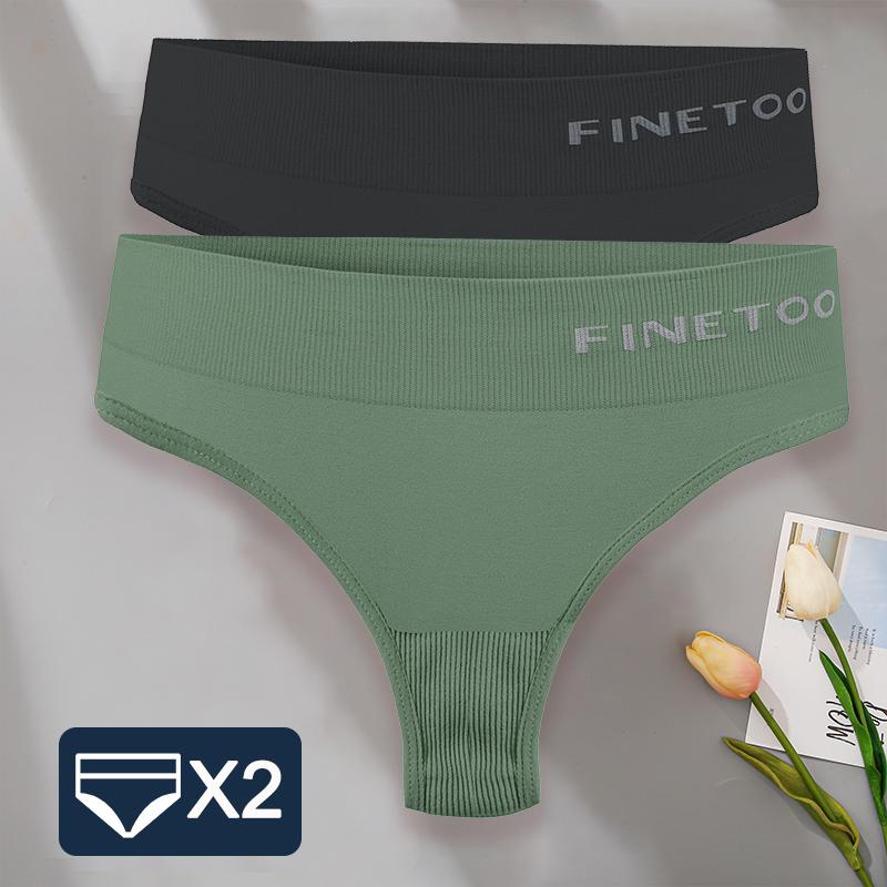 2PCS/Set M-2XL Bodyshaper G-String Panties Women Slim Underwear Female Lingerie Sexy Lady Thongs High Waist Underpants
