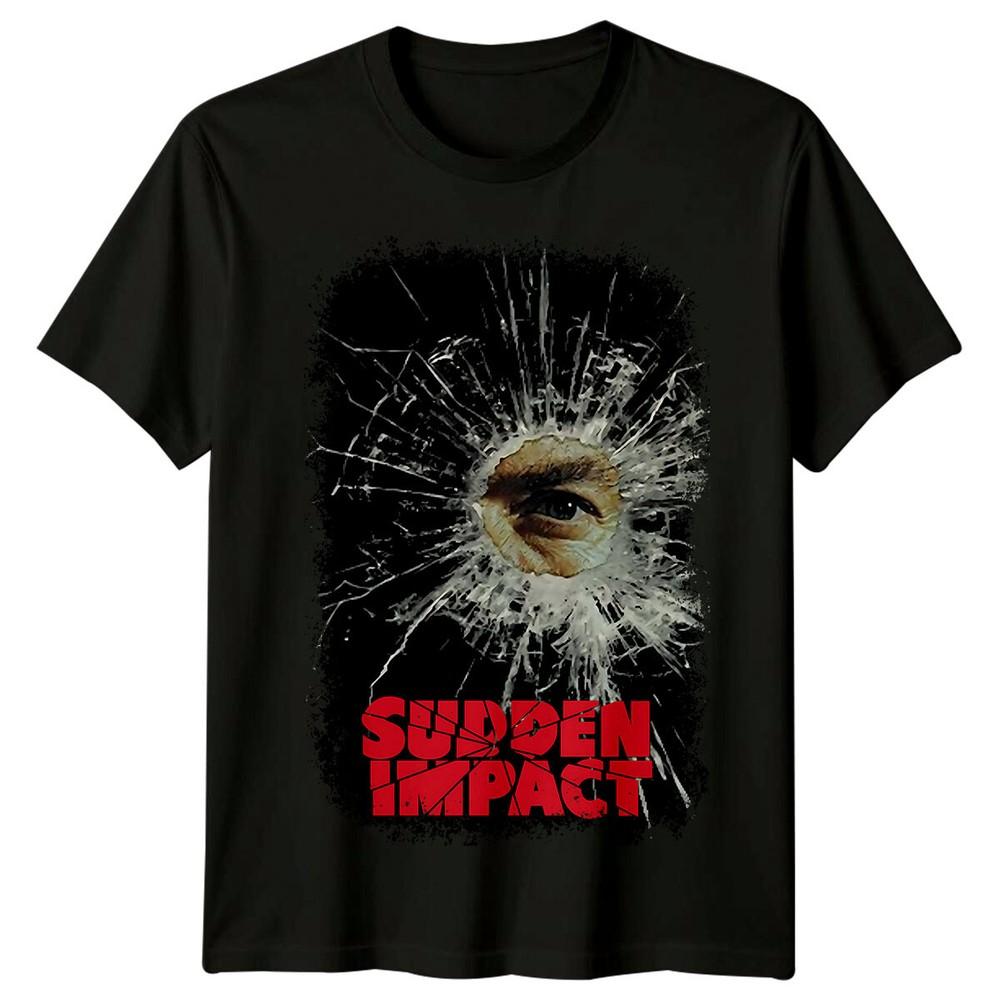 Внезапный удар (1984) Футболка в стиле кинопостера, ретро 80-х, унисекс 2XL