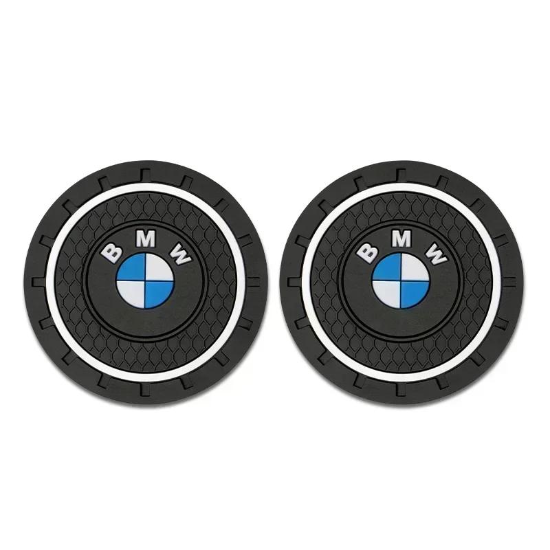 

E90 Hot Car For BMW 2Pcs Silica Gel Car Coaster Water Cup Anti-slip Pad For BMW X1 X2 X3 X5 X4 X6 X7 G30 G20 G32 G11 G12 F40 F3
