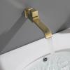 Tuqiu Basin Faucet Only Cold Brushed Gold Bathroom Faucet In-Wall Bathroo Faucet  Bathroom Sink Tap Basin Mixer Tap Set